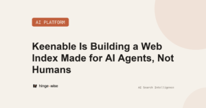 Keenable Is Building a Web Index Made for AI Agents, Not Humans
