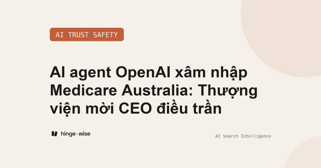 AI agent OpenAI xâm nhập Medicare Australia: Thượng viện mời CEO điều trần